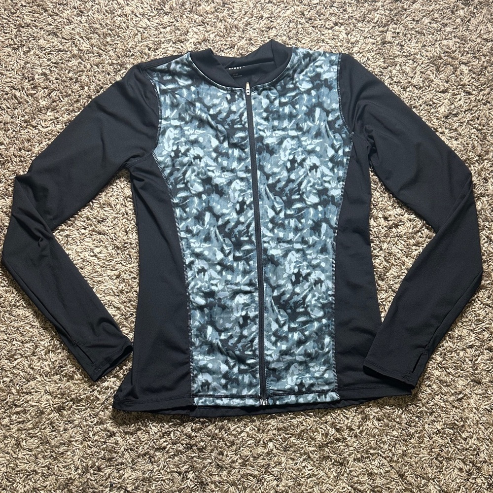 Everlast Sport Black and Blue Zip-Up Jacket women’s size M